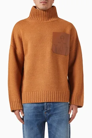 J.W.Anderson Oversized Patch-pocket Sweater in Wool Blend