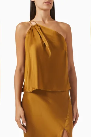 The Sei Double Strap Top in Silk