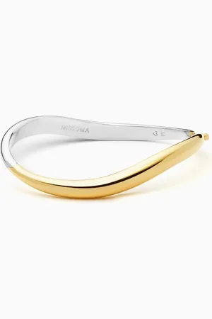 Missoma Savi Signature Hinged Bangle in 18kt Recycled Gold