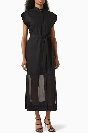 RAG&BONE Vance Combo Midi Dress in Cotton