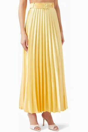 Dalood Aya Maxi Skirt in Satin