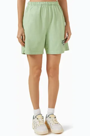 Sporty & Rich USA Health Club Gym Shorts in Cotton