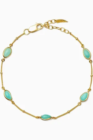 Missoma Magma Charm Bracelet in 18kt Gold Vermeil