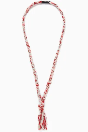 NEIGHBORHOOD JQ Braid Necklace in Cotton-blend