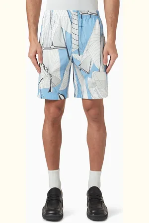 Msgm Bermuda Shorts in Cotton