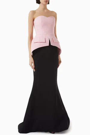 Nihan Peker Dhiya & Maysa Gown in Crepe