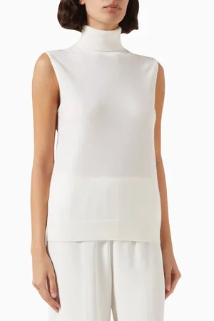 12 STOREEZ Roll Neck Top in Wool-cashmere Blend