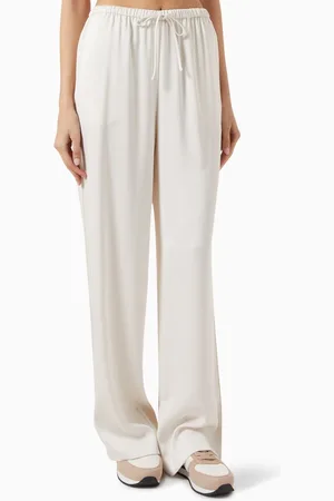 Armani Exchange Frank Drawstring Pants in Satin