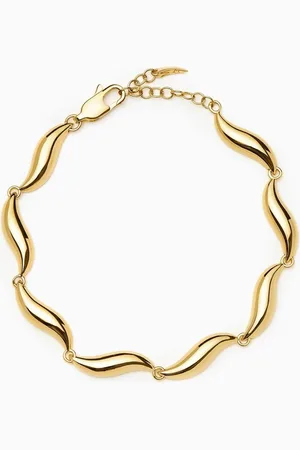 Missoma Savi Signature Chain Bracelet in 18kt -plated Brass