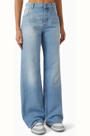 OFF-WHITE Wide-leg Jeans in Denim