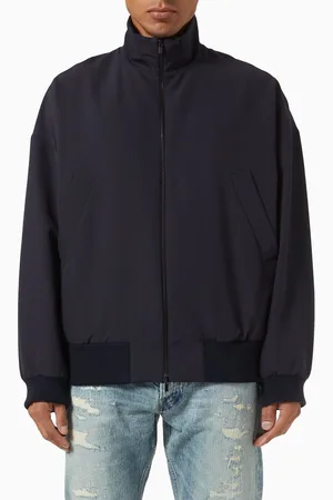 FEAR OF GOD High Neck Track Jacket in Wool