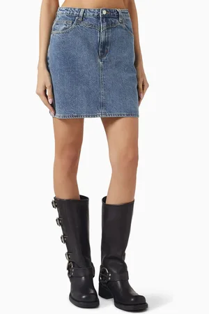 Y.A.S Yasaiko Mini Skirt in Denim