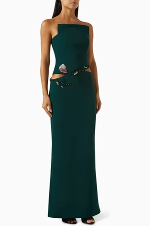 NAFSIKA SKOURTI The Unlock Crystal-trim Gown