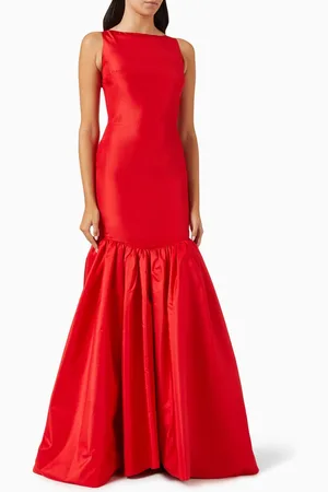Ilkyaz Ozel Demi Mermaid Gown in Silk