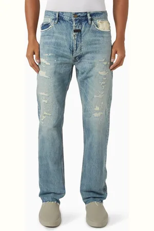 FEAR OF GOD 5-pocket Straight-leg Jeans in Denim