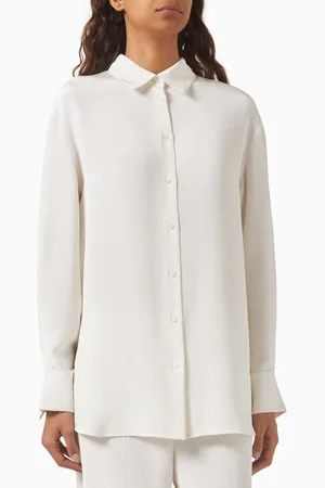 12 STOREEZ Relaxed-fit Shirt in Mulberry-silk