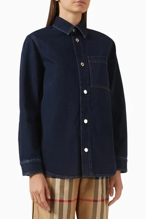 Burberry Button-up Shirt in Denim