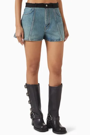 haikure Siry Lagoon Shorts in Denim