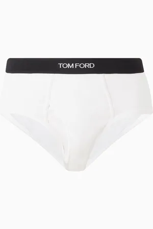 Tom Ford Logo Briefs in Stretch Cotton