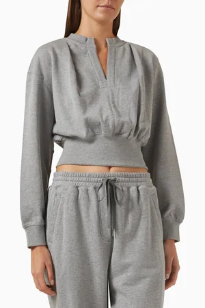3.1 Phillip Lim Cropped Sweatshirt in Cotton