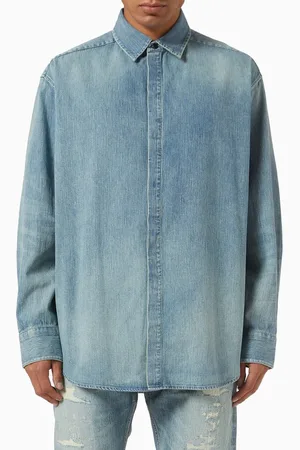FEAR OF GOD Button-up Shirt in Denim