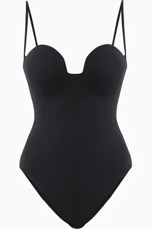 MAGDA BUTRYM Retro Bustier One-piece Swimsuit