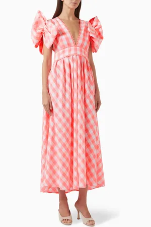 Celia B Curazao Vichy Dress in Cotton