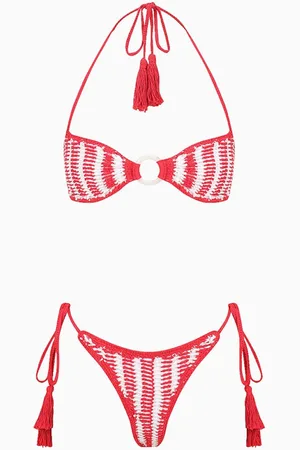 Cleonie Swim Acai Crochet Bikini Set