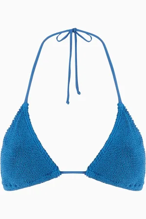 Bond Eye Ingrid Triangle Bikini Top in The Authentic Crinkle™