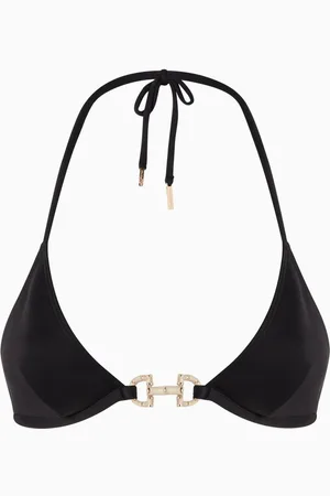 Livy Golden Point Triangle Bikini Top