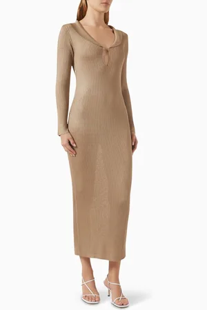 Ninety Percent Kea Knit Maxi Dress in Lurex