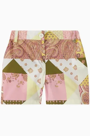 Etro Paisley-print Shorts in Cotton