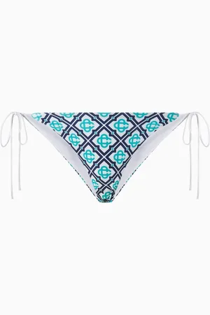 Casablanca Monogram String Bikini Briefs