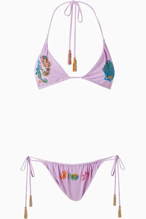 Cleonie Swim Beaded Kini Bikini Set