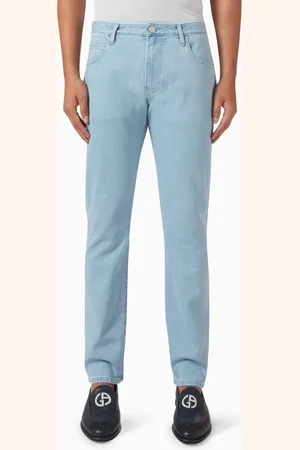 Giorgio Armani Slim-fit Jeans in Cotton Denim