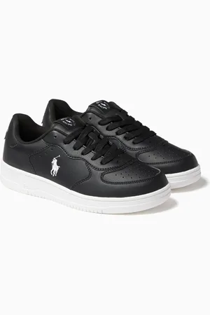 Ralph Lauren Masters Court Sneakers in Faux Leather