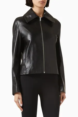 Nour Hammour Manen Jacket in Leather