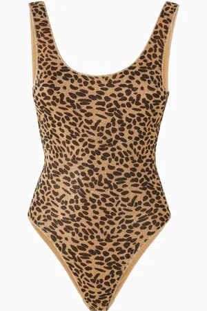 Oseree Animalier Lumière Sporty One-piece Swimsuit