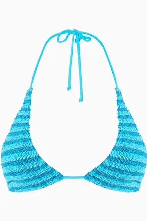Bond Eye Sofie Triangle Bikini Top in The Authentic Crinkle™