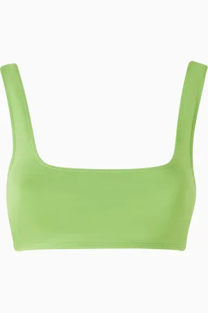 GOOD AMERICAN Square Neck Compression Bikini Top