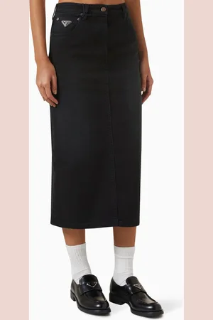 Prada Midi Skirt in Denim