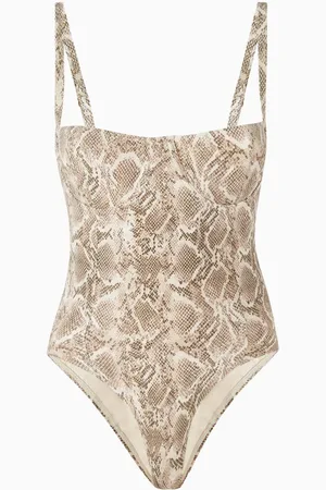 GOOD AMERICAN Square Neck One-piece Swimsuit