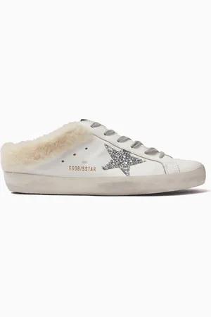 Golden Goose Super-Star Sabot Sneakers in Leather