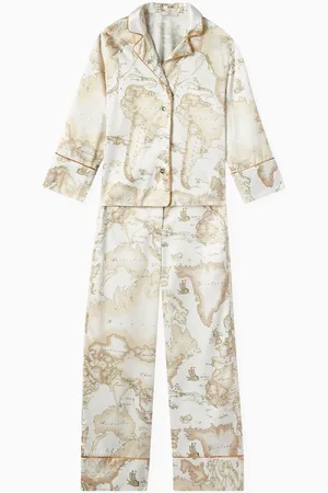 ALVIERO MARTINI 1A CLASSE 2-piece Top & Pants Set in Satin