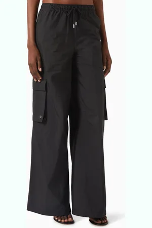 We11 Done Selldone Cargo Track Pants in Nylon & Cotton