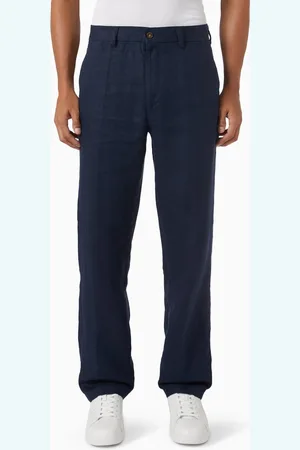 Michael Kors Finn Straight-fit Pants in Linen