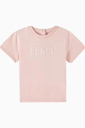 Fendi Graphic Logo T-Shirt in Cotton
