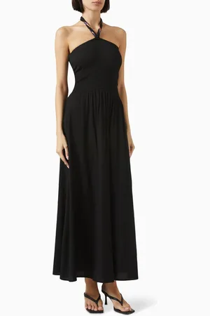 Sessun Milie Strapless Maxi Dress in Viscose-blend
