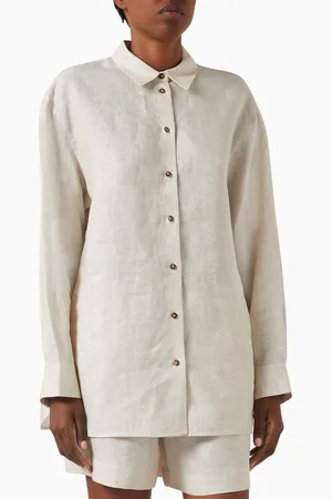 12 STOREEZ Relaxed-fit Shirt in Linen