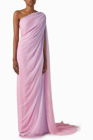 Nihan Peker Saphite Gown in Chiffon